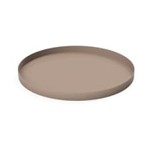 Cooee dienblad 30 cm. rond - Taupe - Cooee Design