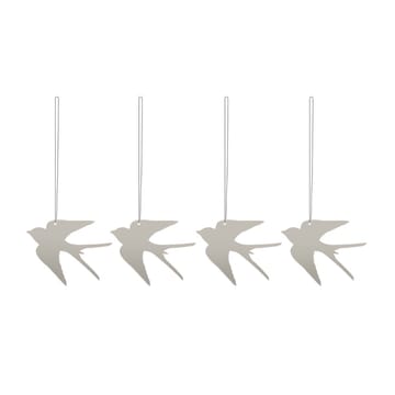 Easter Deco vogel paashanger 4-pack - Sand - Cooee Design