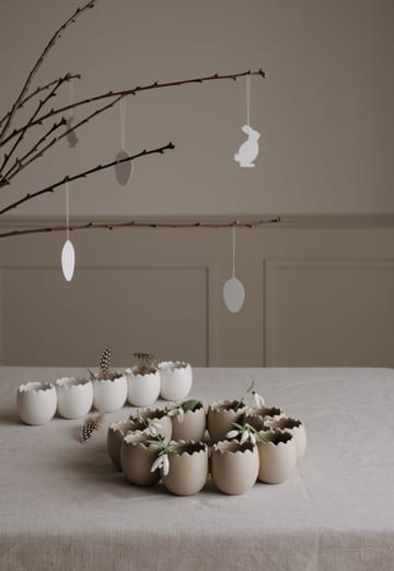 Easter line paasdecoratie - White - Cooee Design