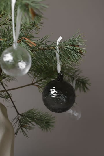 Gry Marble kerstbal Ø5 cm - Smoke - Cooee Design