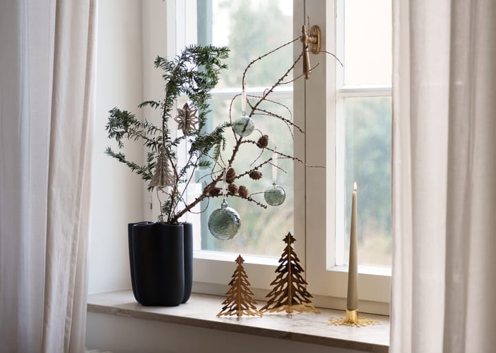 Pinetree decoratieboom 20 cm, Brass Cooee Design