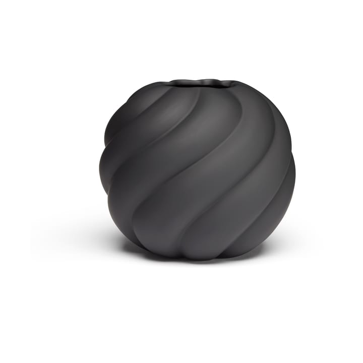 Twist ball vaas 12 cm - Black - Cooee Design