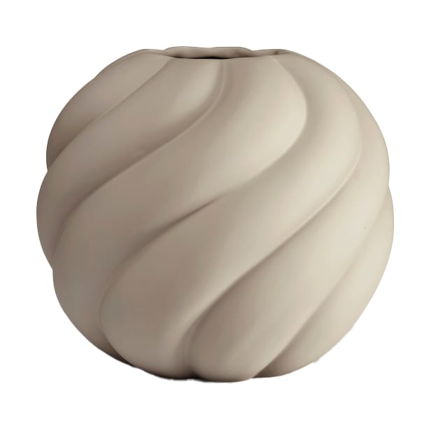 Twist ball vaas 12 cm - Sand - Cooee Design