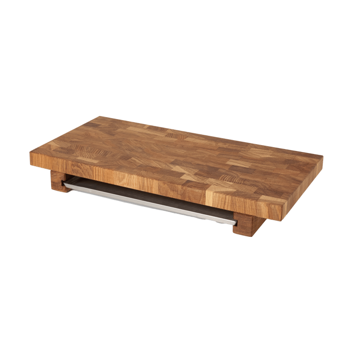 Culimat snijplank 50x25 cm - Eikenhout-roestvrij stalen plaat - Culimat