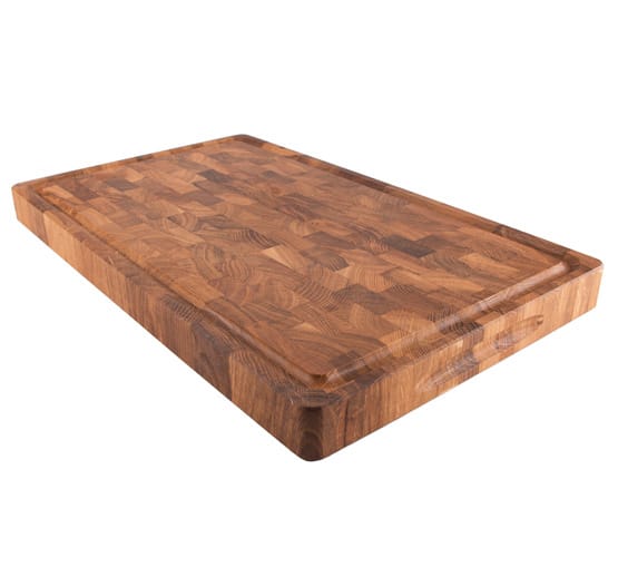 Snijplank Eikenhout Gelamineerd met sapgeul - 50x30 cm - Culimat