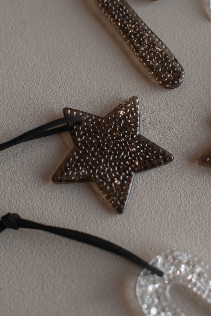 Airy hanging star decoratiehanger, Brown DBKD