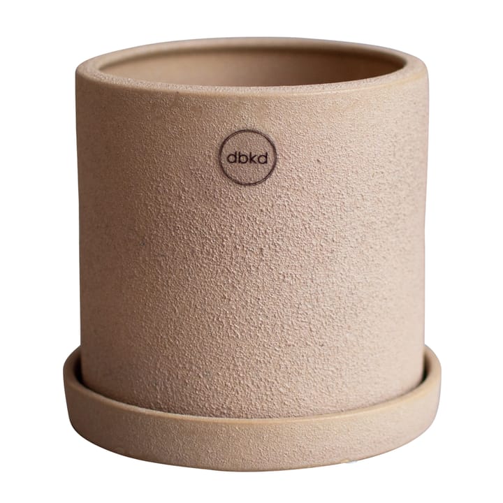 Grow pot Ø13 cm met schotel - Sand - DBKD