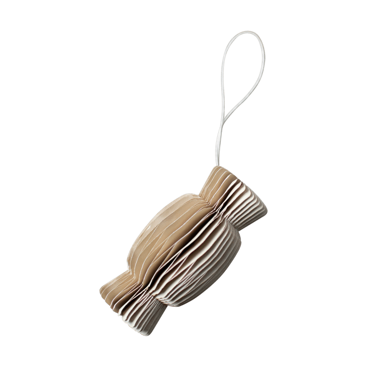 Paper candy kersthanger - Beige - DBKD