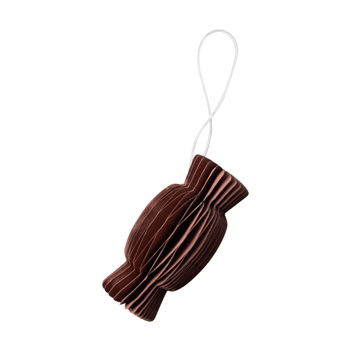 Paper candy kersthanger - Dark red - DBKD