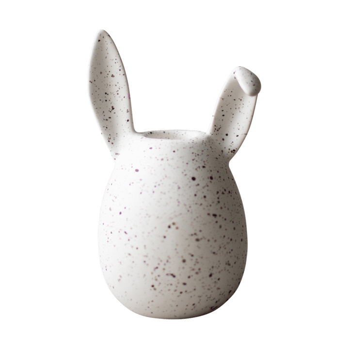 Rabbit kandelaar 13 cm - White dot - DBKD