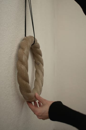 Twine krans Ø27 cm - Beige - DBKD