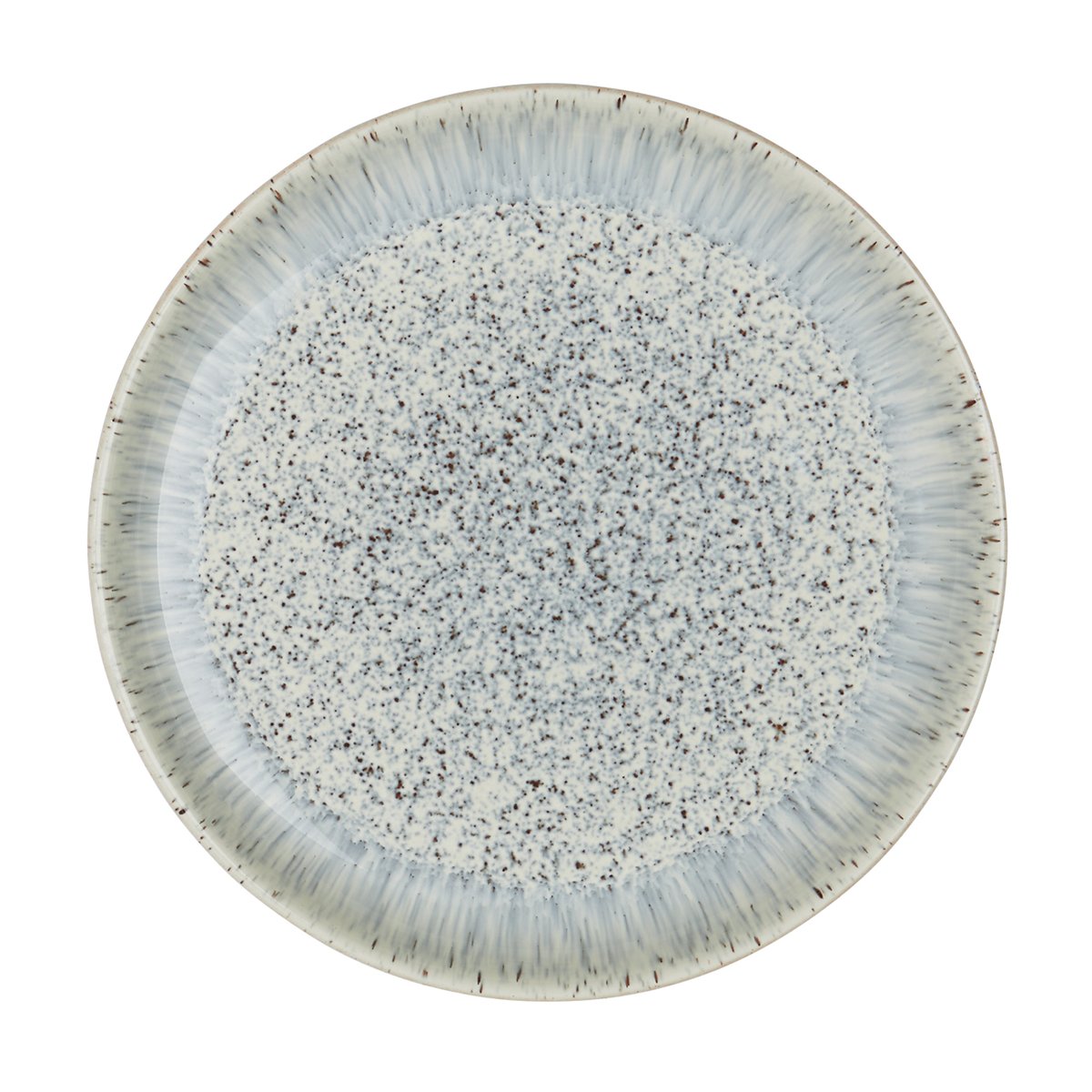 Denby Halo Speckle coupe bord 21 cm Grijs-bruin