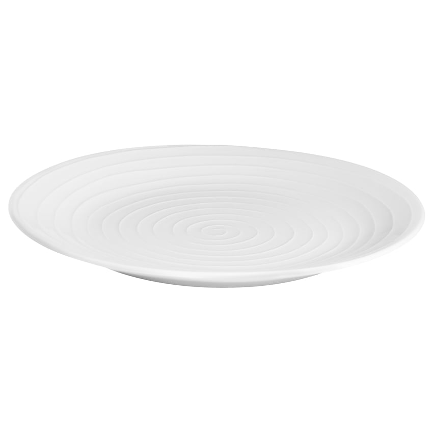 Design House Stockholm Lichtgekleurd dinerbord 28 cm gestreept wit