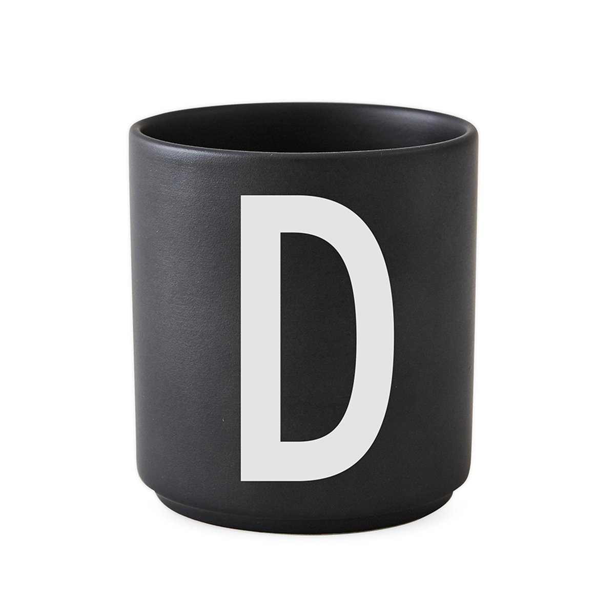 Design Letters Design Letters beker zwart D