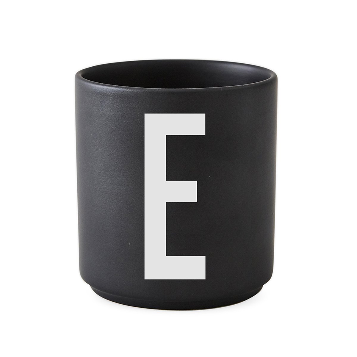 Design Letters Design Letters beker zwart E