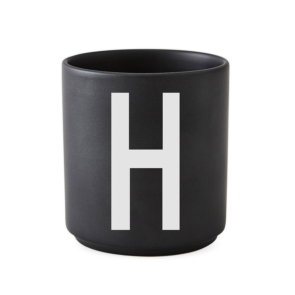 Design Letters Design Letters beker zwart H