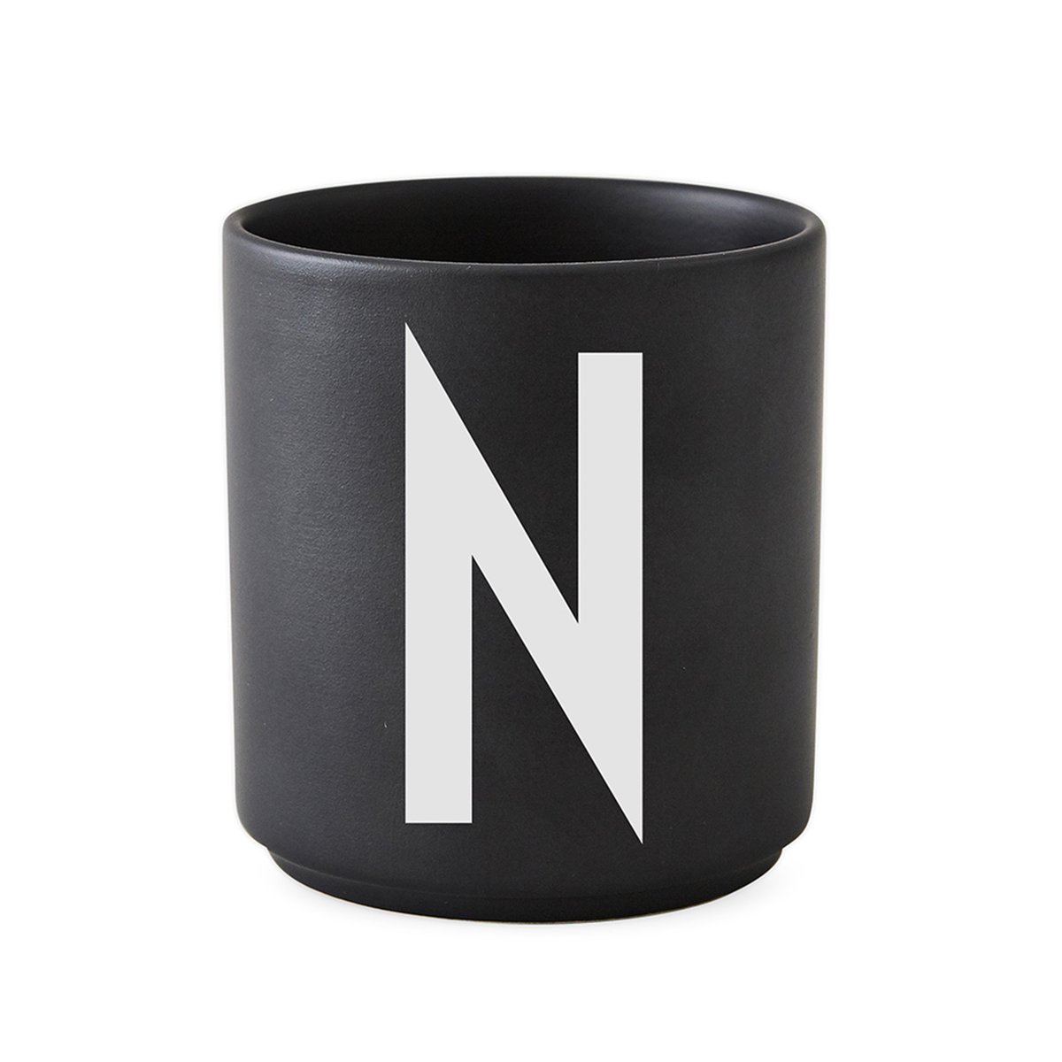 Design Letters Design Letters beker zwart N