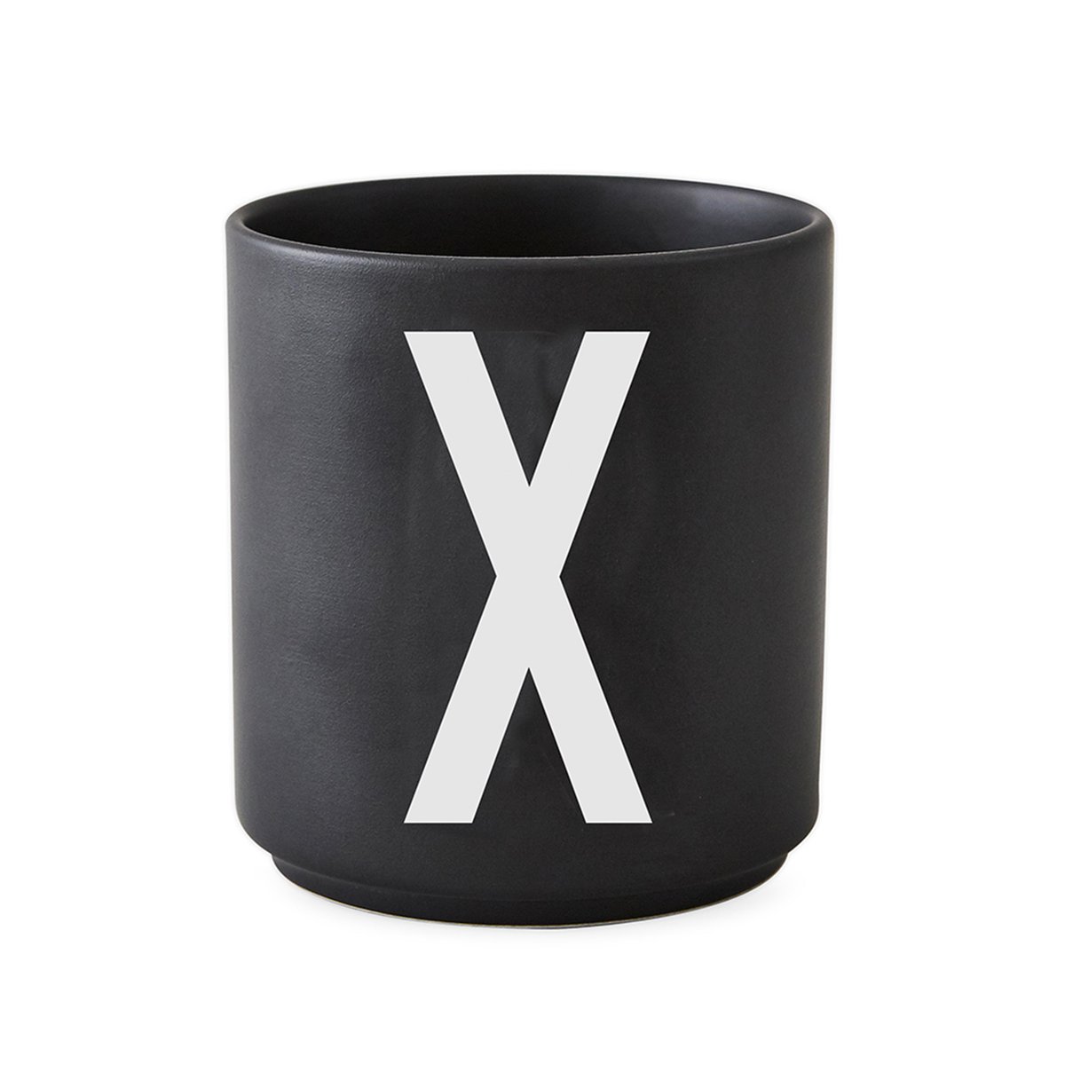 Design Letters Design Letters beker zwart X