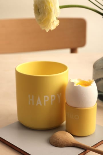 Design Letters favoriete mok 25 cl - Happy-yellow - Design Letters