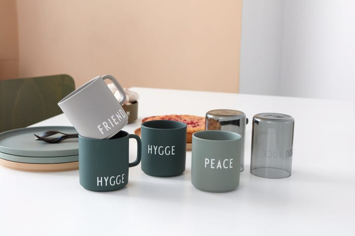 Design Letters favoriete mok 25 cl, Hygge-dark green Design Letters