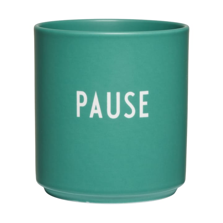 Design Letters favoriete mok 25 cl - Pause-antique green - Design Letters