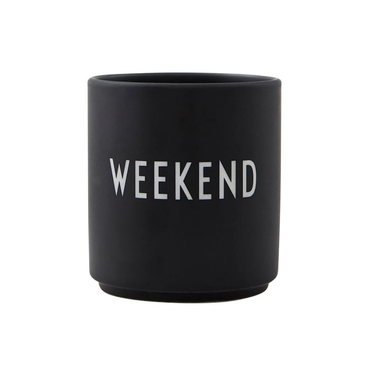 Design Letters favoriete mok 25 cl, Weekend-black Design Letters