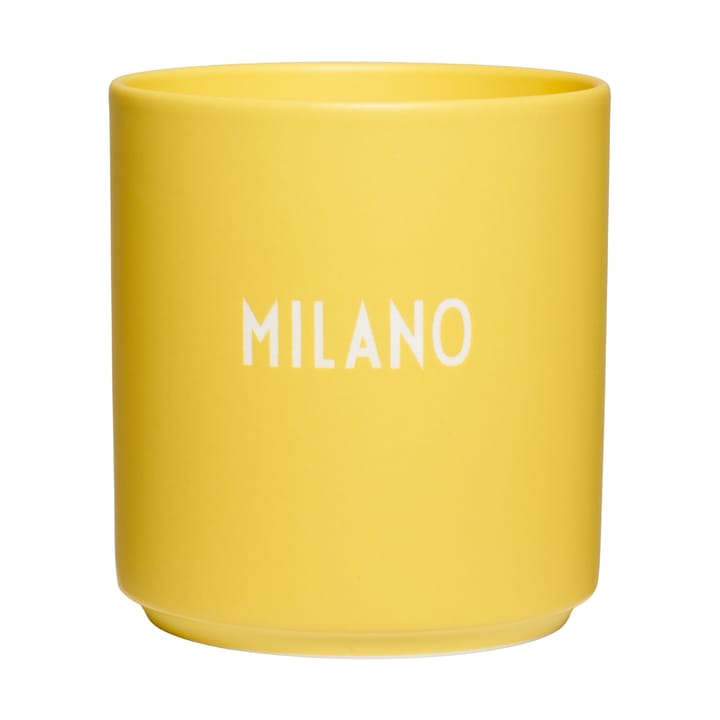 Design Letters favoriete mok International 25 cl - Milano-yellow - Design Letters