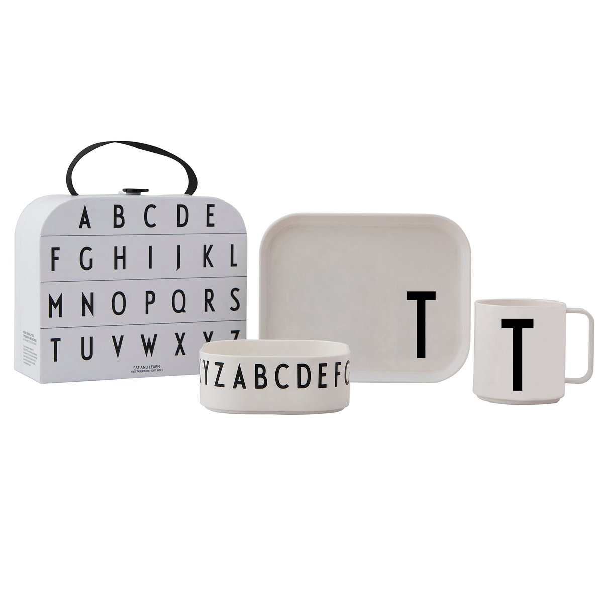 Design Letters Design Letters kinderservies set T