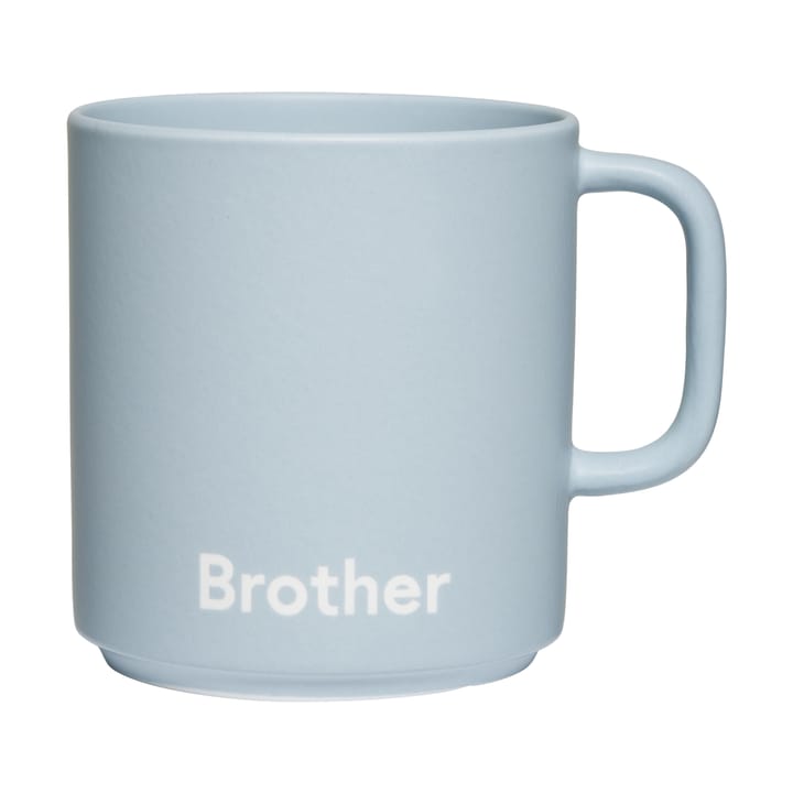 Design Letters VIP lievelingsbeker met oor 25 cl - Brother-light blue - Design Letters