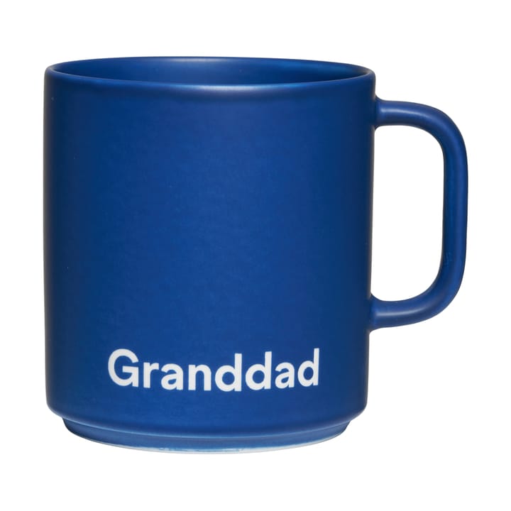 Design Letters VIP lievelingsbeker met oor 25 cl - Granddad-midnight blue - Design Letters