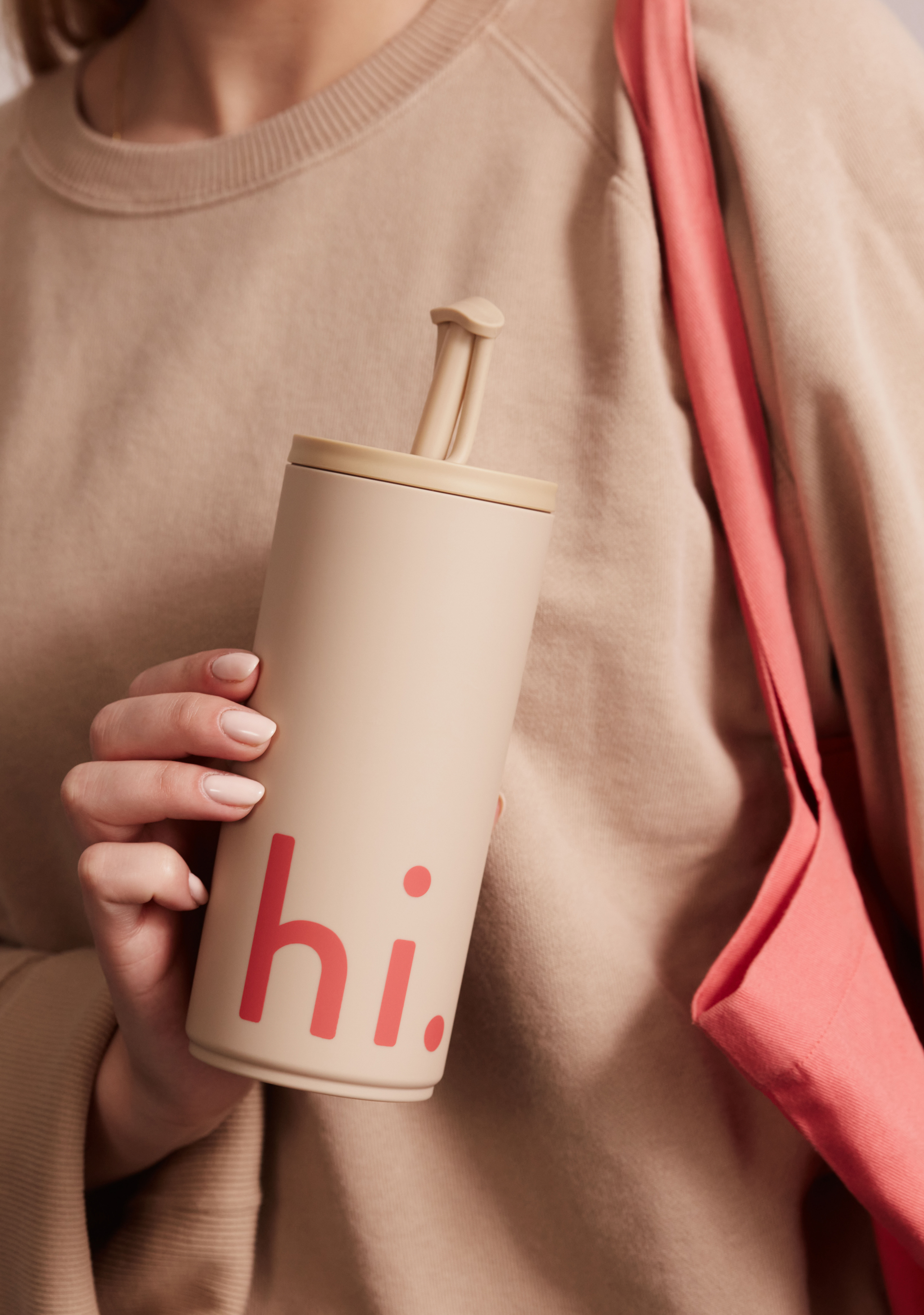 Thermos Bottle 50 cl, Beige - Design Letters @ RoyalDesign