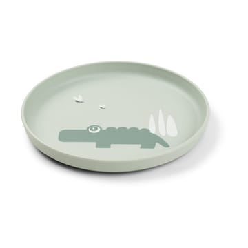 Croco foodie kinderbord Ø20 cm - Green - Done by deer