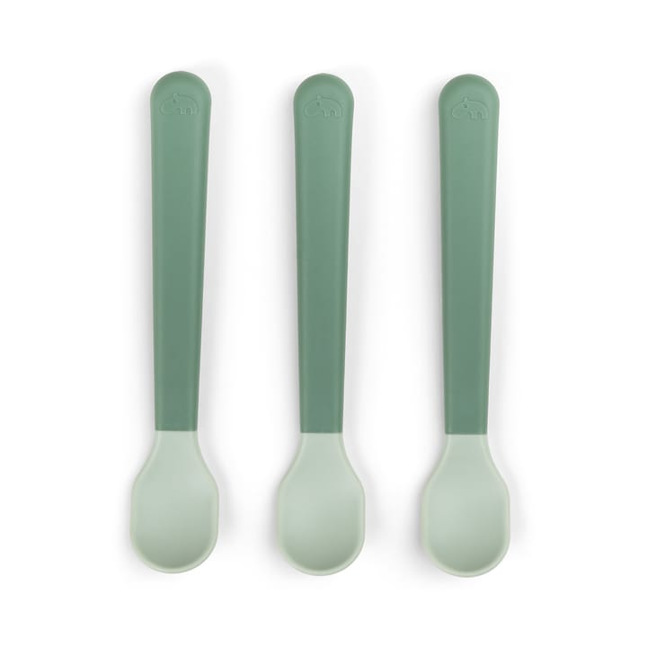 Easy-grip foodie lepel 3-pack - Green - Done by deer