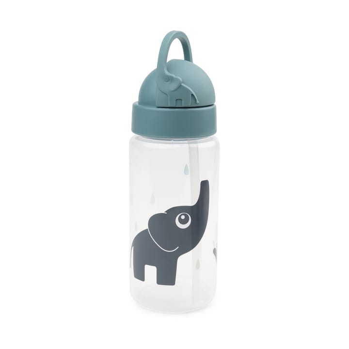 Elphee fles met rietje, Blue Done by deer