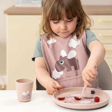 Happy Clouds foodie kinderservies Ø20 cm - Powder - Done by deer