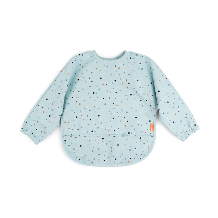 Happy Dots slabbetje met mouw - Blauw - Done by deer