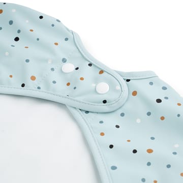 Happy Dots slabbetje met mouw - Blauw - Done by deer