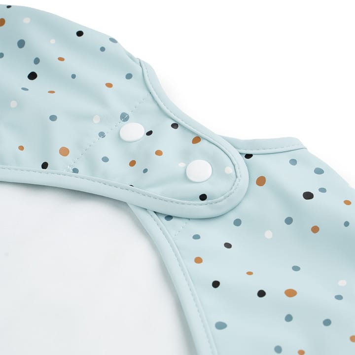 Happy Dots slabbetje met mouw, Blauw Done by deer