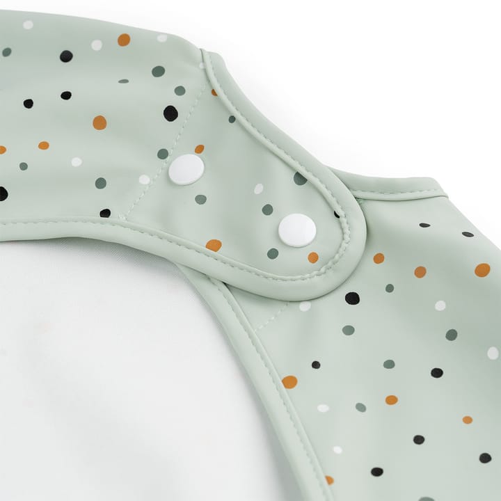 Happy Dots slabbetje met mouw, Groen Done by deer