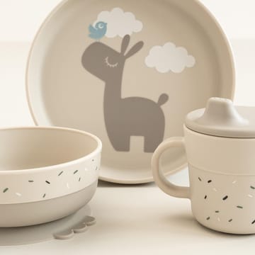 Lalee foodie kinderservies 3-delig - Sand - Done by deer