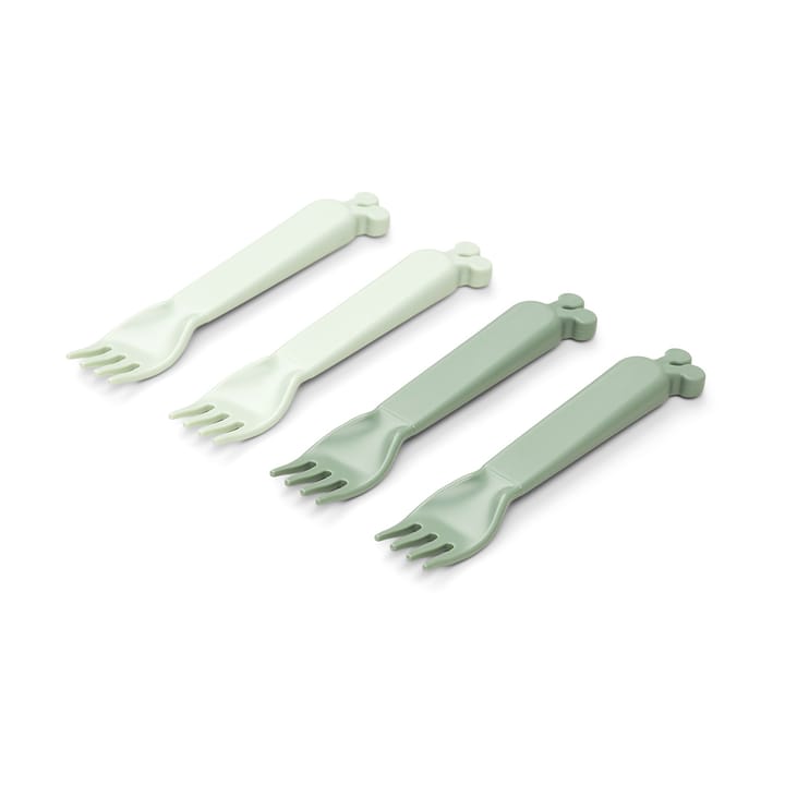 Raffi kiddish vork 4-pack, Green Done by deer