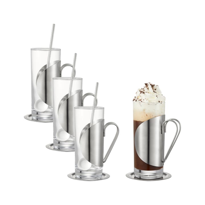 Darry irish coffee set - Glas-roestvrij staal - Dorre