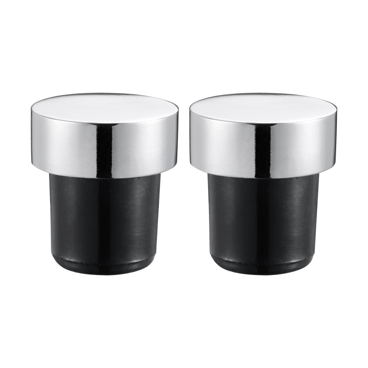 Valli wijnstoppers 2-pack 3 cm - Chroom - Dorre