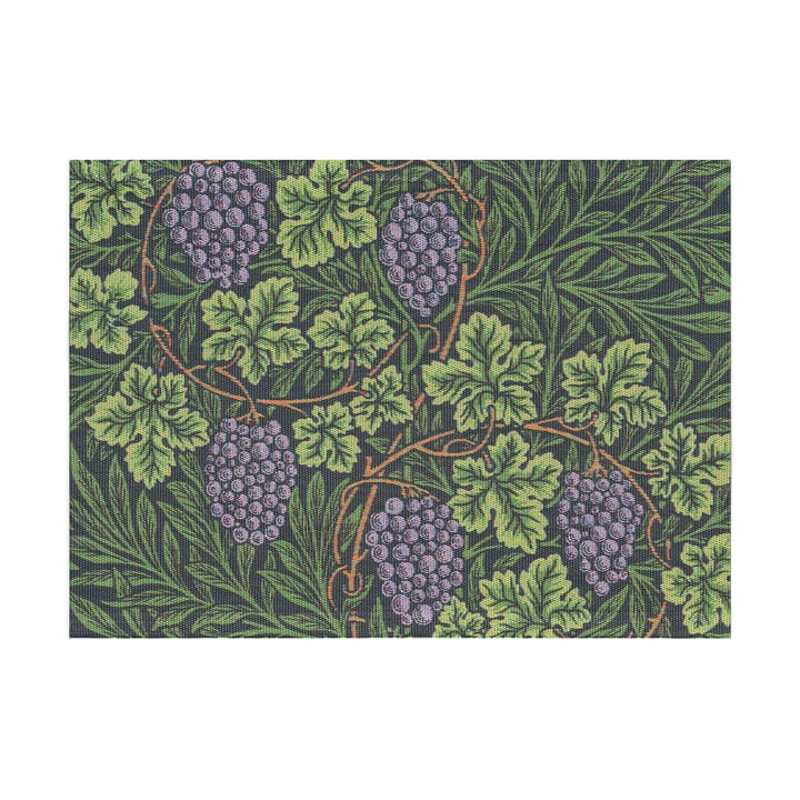 Vine placemat 35x48 cm - Groen - Ekelund Linneväveri