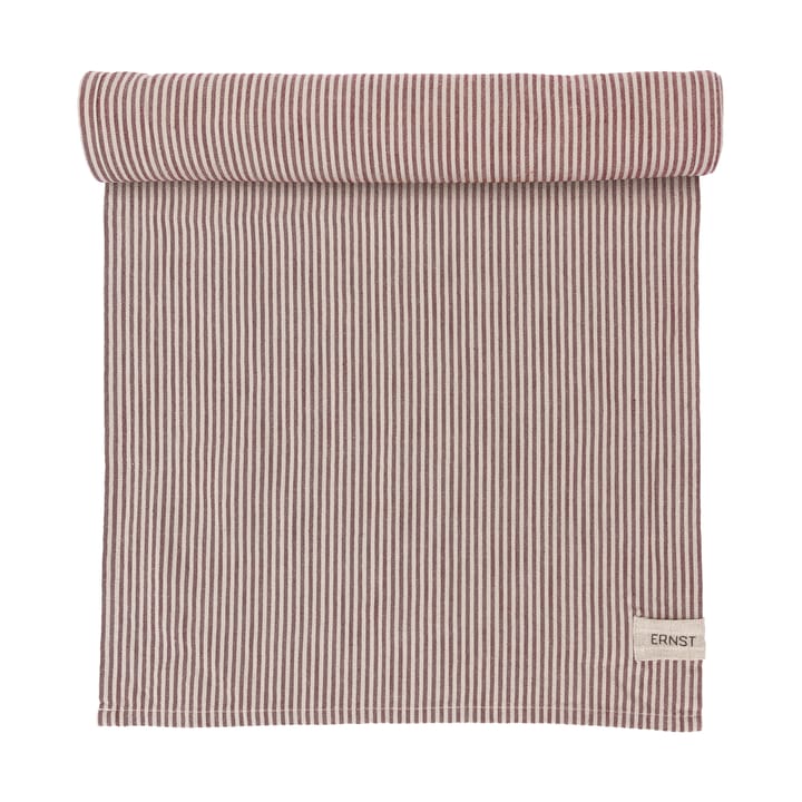 Ernst tafelloper gestreept 45x150 - Rood-beige - ERNST