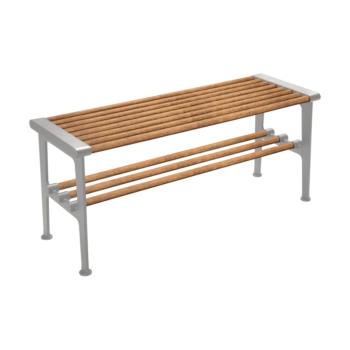 Essem Design Nostalgi bank 100 cm Bamboe-aluminium