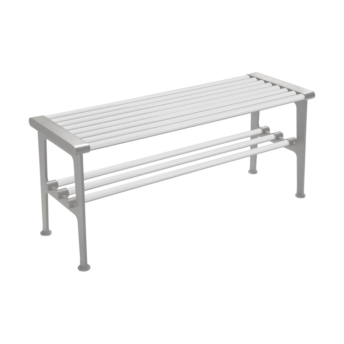 Essem Design Nostalgi bank 100 cm Wit-aluminium