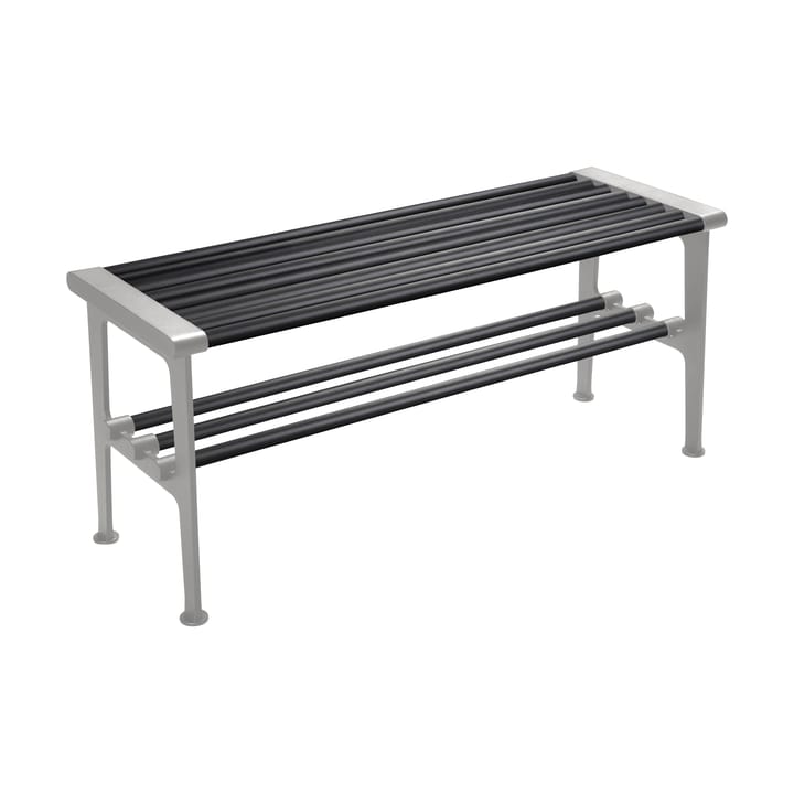 Nostalgi bank 100 cm - Zwart-aluminium - Essem Design