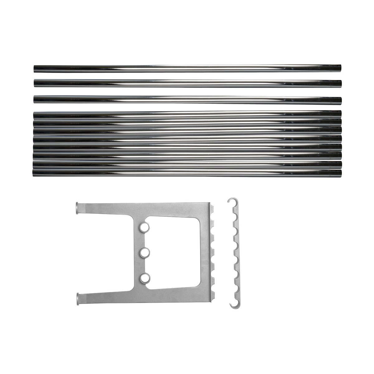 Essem Design Nostalgi bank verlenging 100 cm Chroom-aluminium