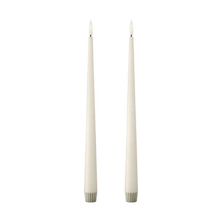 ester & erik dinerkaarsen LED 30 cm 2-pack - 06 Ivory - ester & erik